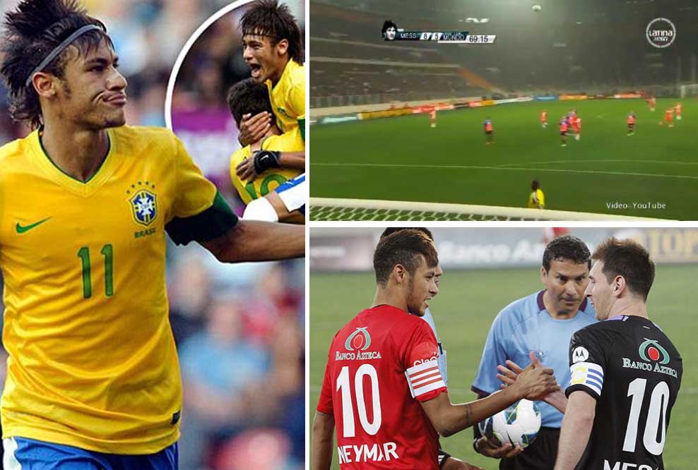 Neymar Cetak Gol dari Jarak 41 Meter